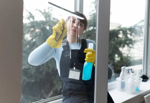 Nettoyage de vitres intérieures et extérieures à Souvigné
